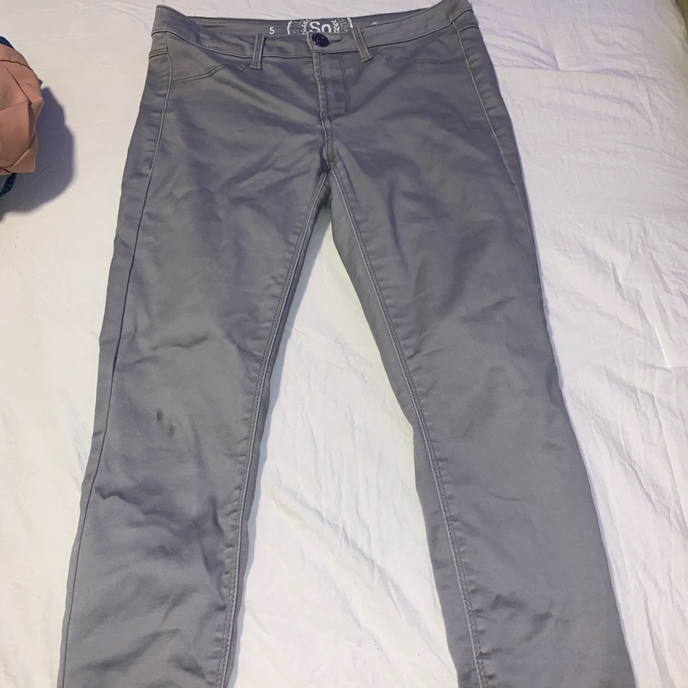 Grey skinny jeans